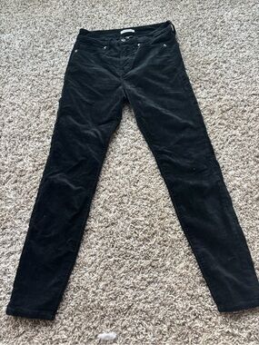 Good American Black velvet Jeans